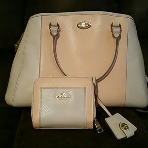 Coach bag and wallet