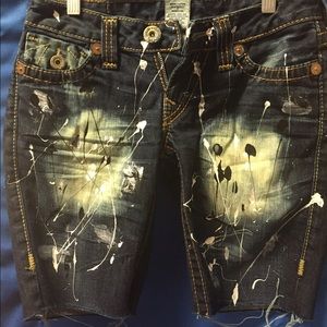 Authentic True Religion Cut off shorts⚡SALE⚡️