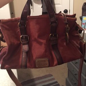 Fossil leather purse