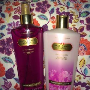 Lotion and spray set