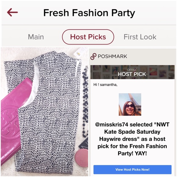 ✨2X HP✨ NWT Kate Spade Saturday Haywire dress - Picture 3 of 4
