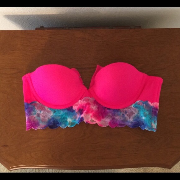 PINK multiway bustier 34A