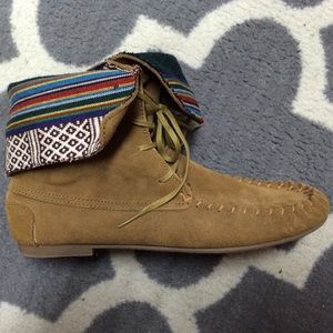Steve Madden Tribal Moccasin Booties