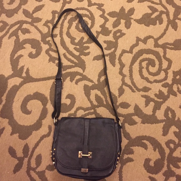 Gold studded handbag