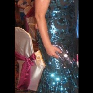 Mermaid Sequin Lace/Tulle Dress