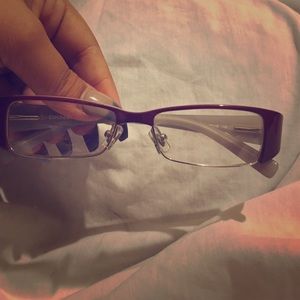 DKNY Burgundy Glasses