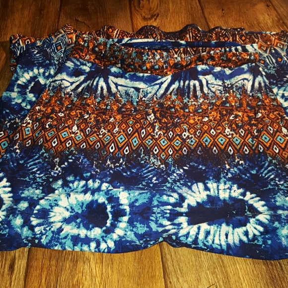 Tie dye maxi skirt