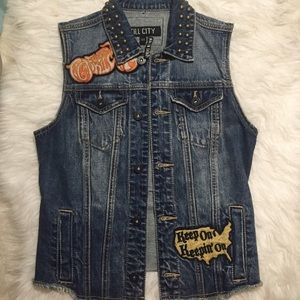 Kill City Vintage Denim Vest. MUST SEE!!
