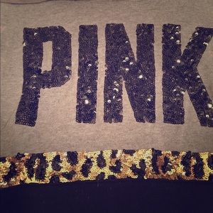 Limited edition pink sequin hoodie