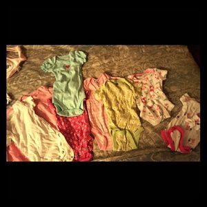 Baby girl clothes and accessories