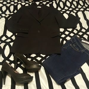 Sophisticated BCBG Maxazria Black Suit Jacket