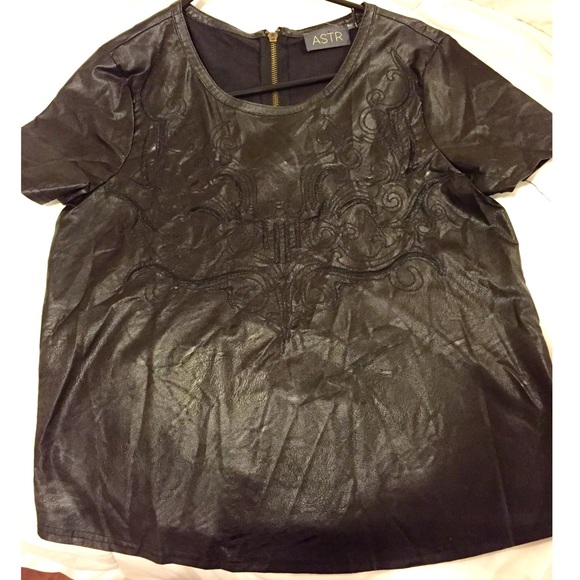 Leather top
