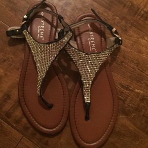 Embellished thong slippers from Hautelook