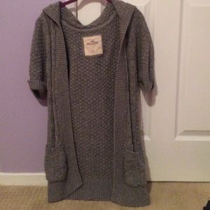 Grey Hollister cardigan