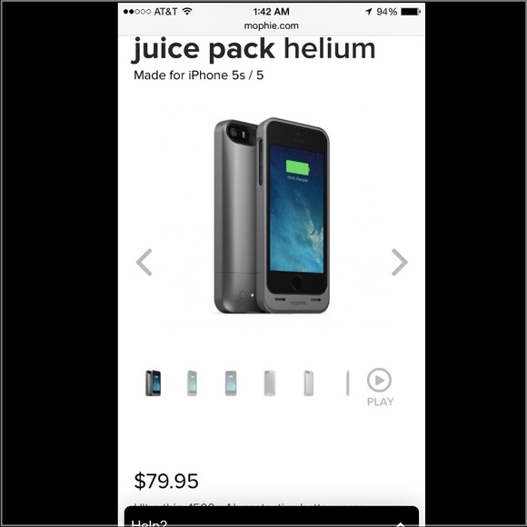 Mophie Juice Helium Pack for iPhone 5/5s