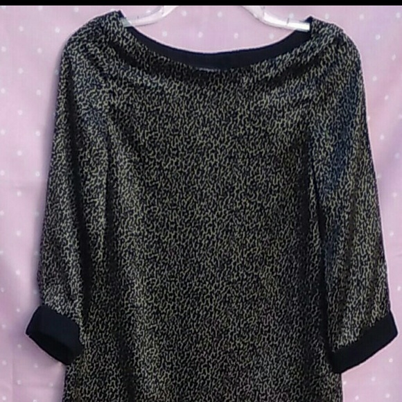 Zara Woman Silk Tunic Dress