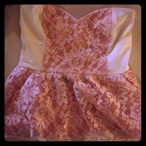 NEW Medium Pink Lace Peplum Top!!! (20% OFF)