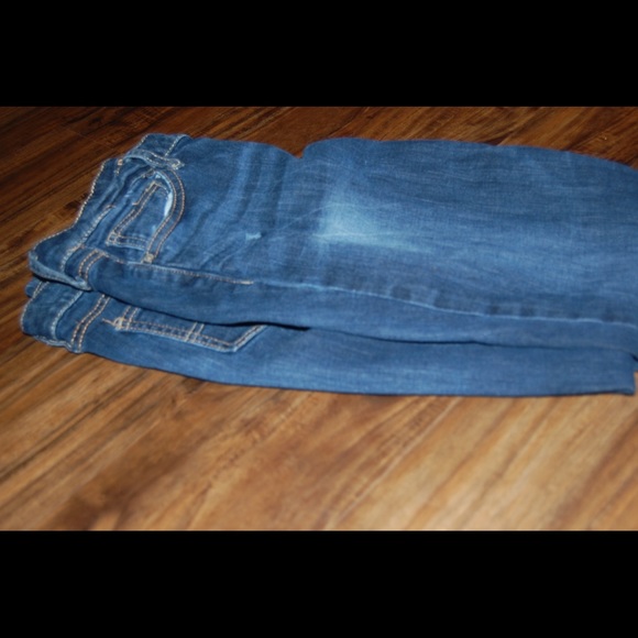 Dark denim jeans