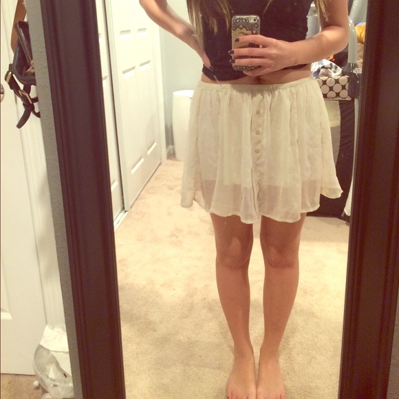 Cream Skirt