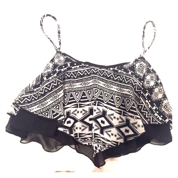 Sheer crop top