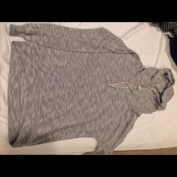 Hooded knit jacket
