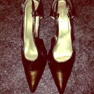 Dark brown heels size 8
