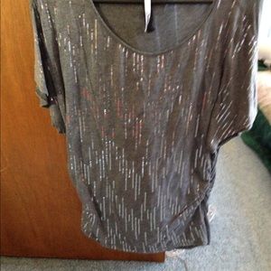 Petrol medium sequin silver