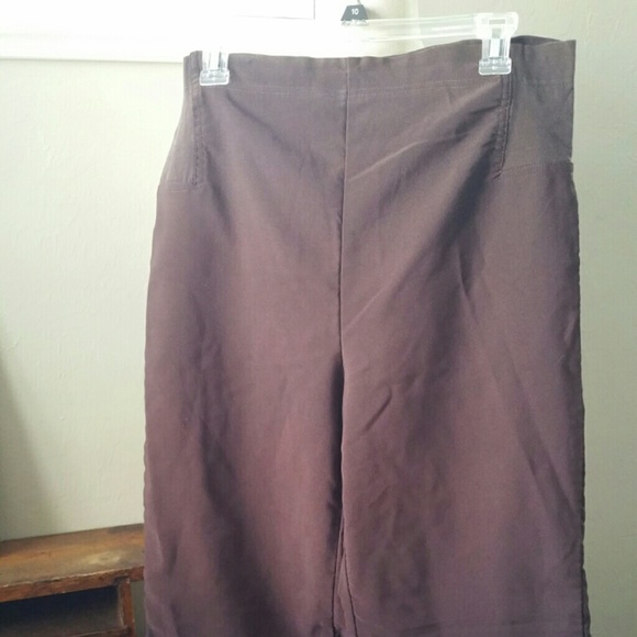 Maternity Dark Brown Dress Slacks - Picture 2 of 4