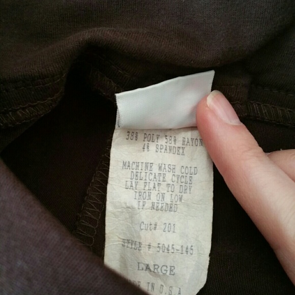 Maternity Dark Brown Dress Slacks - Picture 4 of 4