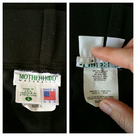 Maternity Black Long Fitted Knit Skirt - Picture 2 of 4