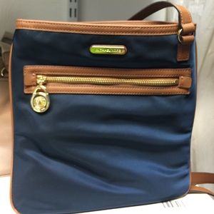MK navy Kempton crossbody