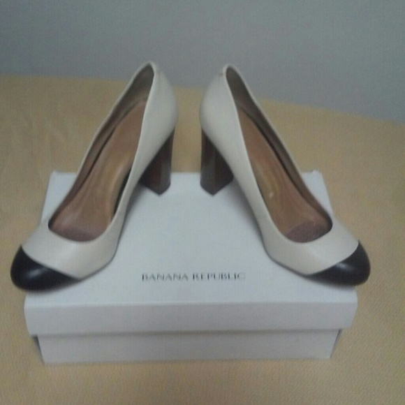 Cap toe heels