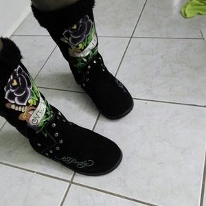 Limited ed hardy ugg style boots SOLD
