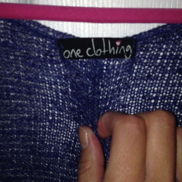 Slouchy Blue Sweater - Picture 3 of 3