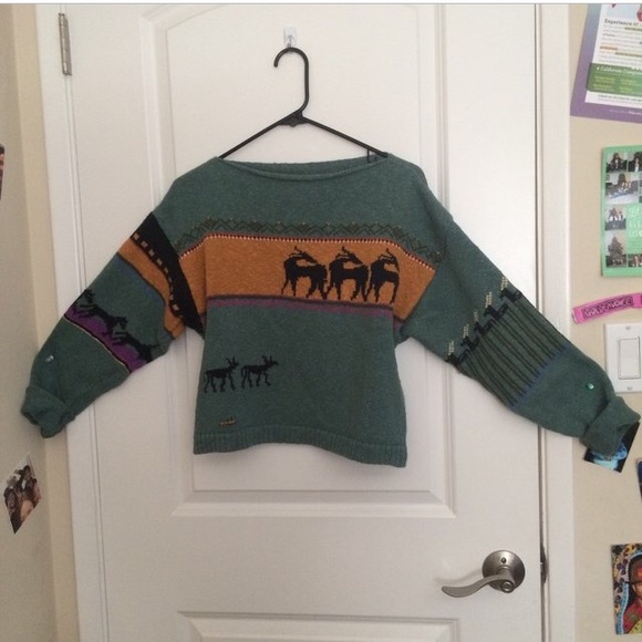 Vintage Crop Sweater