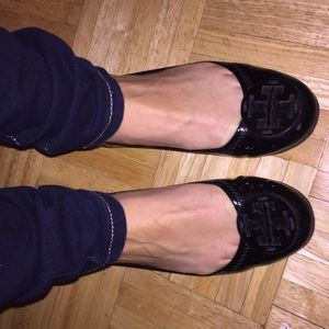 Authentic Patent Leather Tory Burch Flats. $90