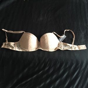 34d neutral beige/tan, skin tone bra from wet seal