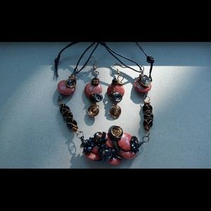 One-of-a-kind Necklace/Earring Set