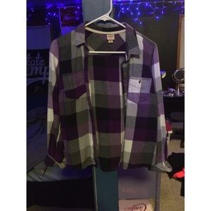 Purple grunge flannel