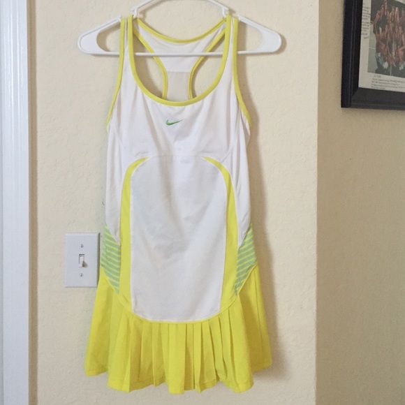 Nike Dress Yellow with Apple Green