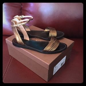 Coach Melynda Soft Met Nappa flat Sandals