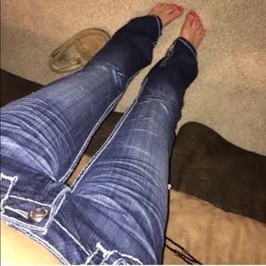 Boot cut jeans