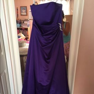 Purple formal dress