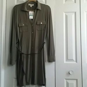 Michael Shirt dress military style