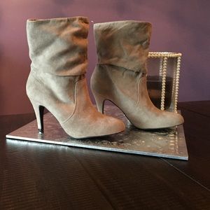 Express Suede Booties.