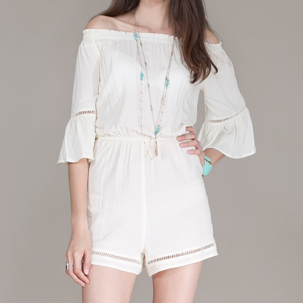 SOLD OUT Creme Romper