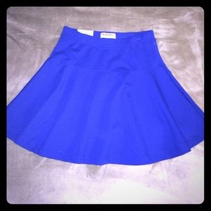 Royal blue skater skirt