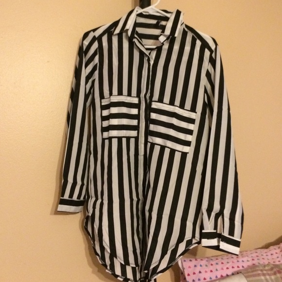 Stripe long sleeve *hold for FASHIONSLAVE