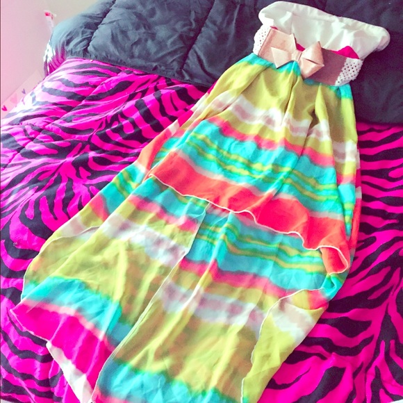 Colorful🌈 Tie Dye High-Low Dress