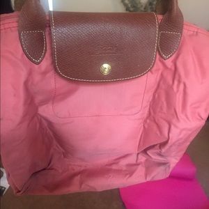 Pink longchamp tote, price is firm ,